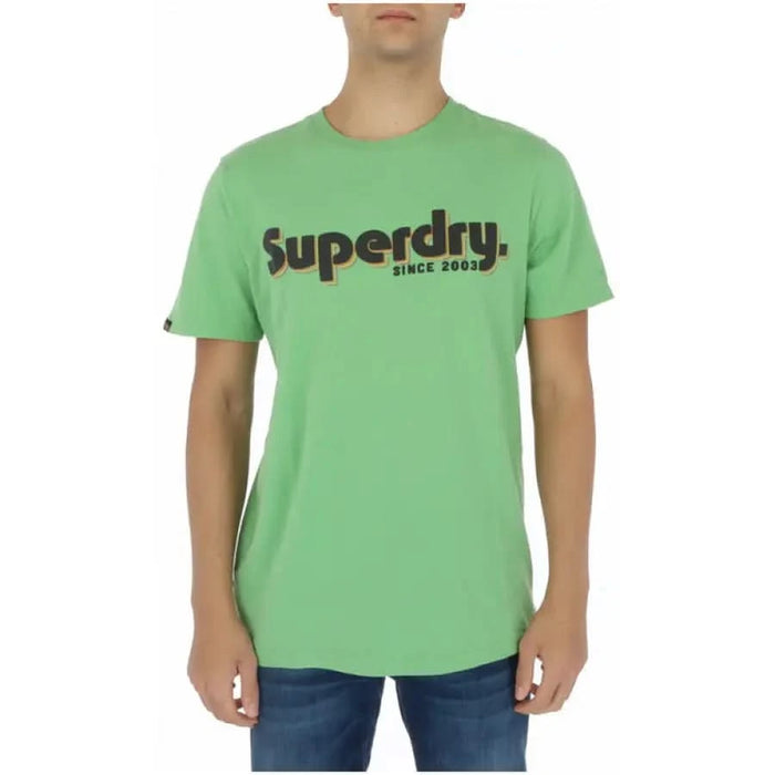 Superdry - Men T-Shirt - green / 3XL - Clothing T-shirts