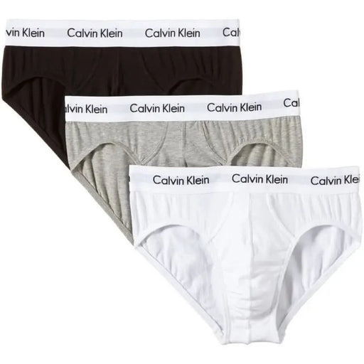 Calvin Klein Men’s Underwear in Black, Gray, and White in a pack of three pairs