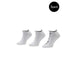 Calvin Klein Men Underwear pack of three white ankle socks with text on one sock