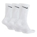 Nike Men Underwear featuring three white athletic crew socks with black swoosh logos