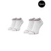 Two pairs of white ankle socks with striped cuffs from Tommy Hilfiger Men Underwear collection