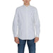 White button-down dress shirt with logo, Tommy Hilfiger Men Shirt - Tommy Hilfiger