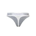 Calvin Klein White Thong Underwear for Women with Elastic Waistband