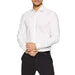 Calvin Klein Men Shirt - White Dress Shirt with Black Trousers and Belt