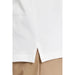 White fabric with a slit at the bottom edge of Tommy Hilfiger Jeans Men Polo