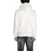 Back view of White Hooded Sweatshirt from the Icon Men Sweatshirts collection