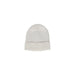 White knit beanie with rhinestone embellishments from Pieces Women Cap collection