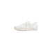 Crime London Women Sneakers: White low-top sneaker with textured sole