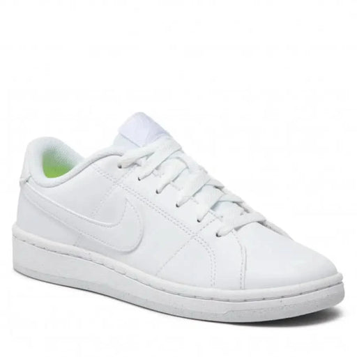 White Nike Women Sneakers, low-top design with lace-up closure