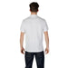 Lacoste White Cotton Polo for Men displayed in a stylish arrangement