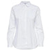 Yong Jacqueline women shirt in white with long sleeves and button-down front