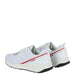 Carrera Men Sneakers with white body, red stripes, and white sole.