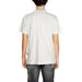 White high collar t-shirt from Icon Men T-Shirt viewed from behind