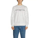 White Tommy Hilfiger Men Sweatshirt featuring logo text for stylish casual wear