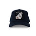 Navy ’Wolf Patch Hat’ from Goorin Bros Men’s Cap Collection displayed attractively