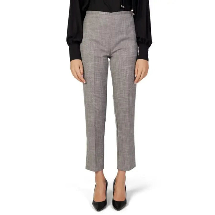 Sandro Ferrone - Women Trousers - grey / 40 - Clothing