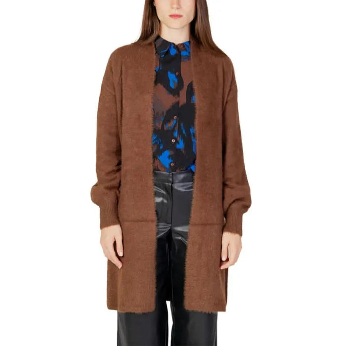 Jacqueline De Yong - Women Cardigan - brown / XS - Clothing