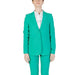 Woman in green Sandro Ferrone blazer - Sandro Ferrone Women Blazer