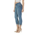 Woman in light blue cuffed jeans from Liu Jo Women’s Blue Jeans for Spring/Summer