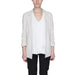 Woman in stylish urban Only Women blazer, white blazer jacket fashion