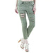 Sexy Woman - Women Trousers - green / XXS - Clothing