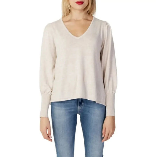 Only - Women Knitwear - beige / S - Clothing