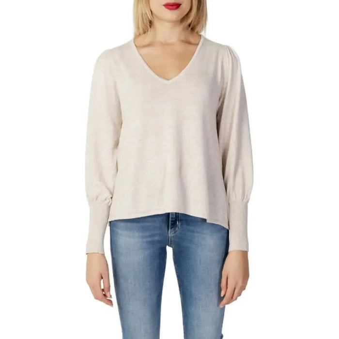 Only - Women Knitwear - beige / S - Clothing