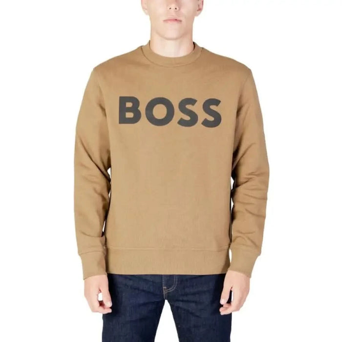 Boss - Men Sweatshirts - brown / S - Clothing